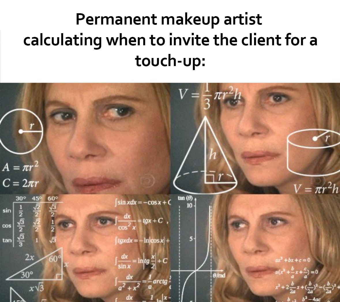 Permanent makeup eyebrows healing after a procedure — epidermal renewal and touch-up timing